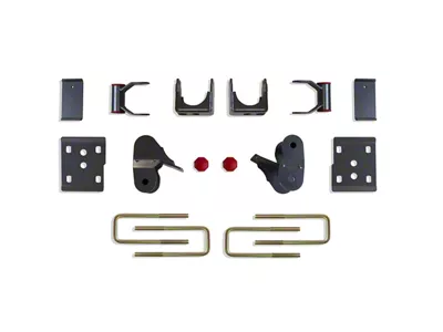 Max Trac Rear Flip Lowering Kit; 4-Inch (15-25 4WD F-150, Excluding Raptor)
