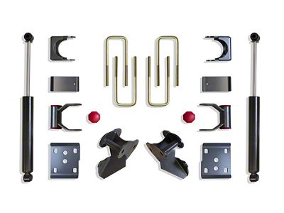 Max Trac Rear Lowering Kit with Shocks; 3-Inch (09-14 2WD F-150)