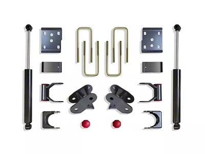 Max Trac Rear Lowering Kit with Shocks; 4-Inch (15-25 4WD F-150, Excluding Raptor)