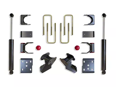 Max Trac Rear Lowering Kit with Shocks; 4-Inch (09-14 4WD F-150, Excluding Raptor)