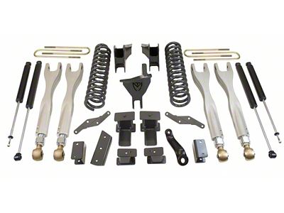 Max Trac 4-Inch Forged 4-Link Suspension Lift Kit with Shocks (17-21 4WD 6.7L Powerstroke F-350 Super Duty DRW)