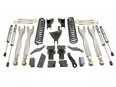 Max Trac 6-Inch 4-Link Suspension Lift Kit with Fox Shocks (17-21 4WD 6.7L Powerstroke F-350 Super Duty DRW)