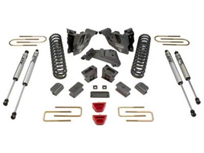 Max Trac 4-Inch Front / 1-Inch Rear MaxPro Elite Suspension Lift Kit with Fox Shocks (19-24 4WD RAM 2500 w/o Air Ride)