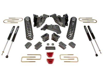Max Trac 4-Inch Front / 1-Inch Rear MaxPro Suspension Lift Kit with Max Trac Shocks (19-24 4WD RAM 2500 w/o Air Ride)
