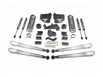 Max Trac 4-Inch MaxPro Elite 4-Link Suspension Lift Kit with Fox Shocks (14-18 4WD RAM 2500)