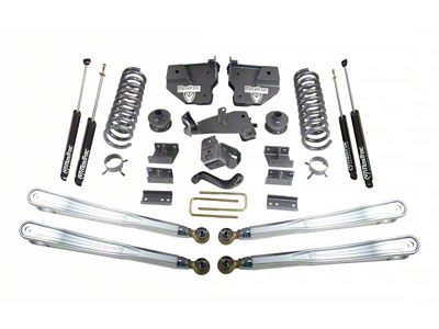 Max Trac 6-Inch MaxPro 4-Link Suspension Lift Kit with Shocks (14-18 4WD RAM 2500)