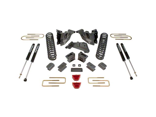 Max Trac 4-Inch Front / 1-Inch Rear MaxPro Suspension Lift Kit with Max Trac Shocks (19-24 4WD RAM 3500 w/o Air Ride)