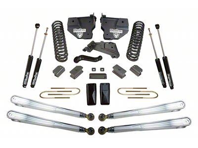 Max Trac 4-Inch MaxPro 4-Link Suspension Lift Kit with Shocks (13-18 4WD 6.7L RAM 3500)