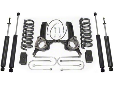 Max Trac 6.50-Inch MaxPro Suspension Lift Kit with Shocks and 4.125-Inch Rear Axle U-Bolts (03-08 2WD 5.9L, 6.7L RAM 3500)