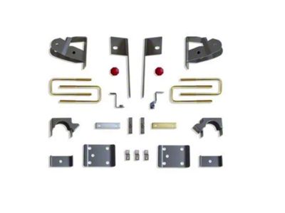 Max Trac 5-Inch Rear Flip Kit with Hangers and Shackles (19-24 Sierra 1500, Excluding AT4)