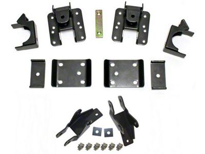 Max Trac 5 to 6-Inch Drop Rear Axle Flip Kit with Rear Shock Extenders (14-18 Sierra 1500)