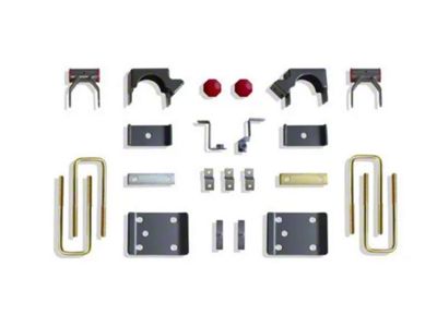 Max Trac 6-Inch Rear Flip Kit with Hangers and Shackles (19-24 Sierra 1500, Excluding AT4)