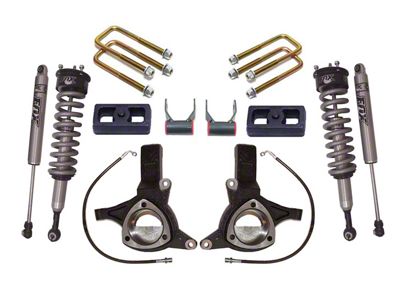 Max Trac 7-Inch MaxPro Elite Suspension Lift Kit with Fox Shocks (16-18 2WD Sierra 1500 w/ Stock Cast Aluminum or Stamped Steel Control Arms, Excluding Denali)