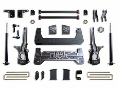Max Trac 9 to 10-Inch Suspension Lift Kit (19-25 4WD Sierra 1500, Excluding Denali)
