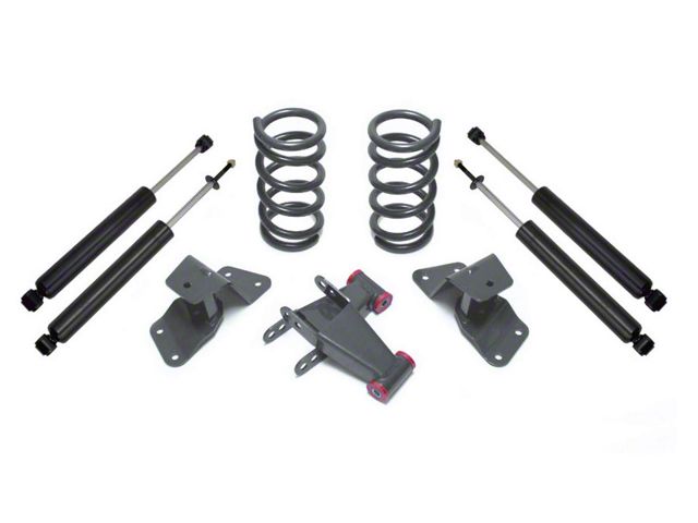 Max Trac Lowering Kit; 2-Inch Front / 4-Inch Rear (99-06 2WD V6 Sierra 1500)
