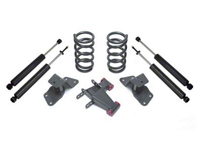 Max Trac Lowering Kit; 2-Inch Front / 4-Inch Rear (99-06 2WD V6 Sierra 1500)