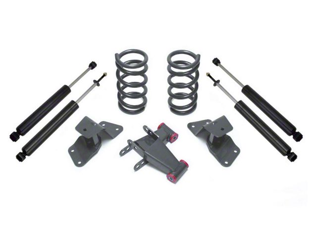 Max Trac Lowering Kit; 2-Inch Front / 4-Inch Rear (99-06 2WD V8 Sierra 1500)