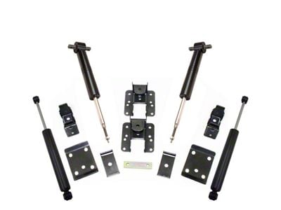 Max Trac Lowering Kit; 3-Inch Front / 5-Inch Rear (07-18 Sierra 1500, Excluding Denali)