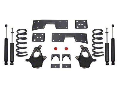 Max Trac Lowering Kit; 3-Inch Front / 5-Inch Rear (99-06 2WD V6 Sierra 1500)