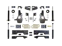 Max Trac Lowering Kit; 4-Inch Front / 6-Inch Rear (19-26 2WD Sierra 1500, Excluding Denali)