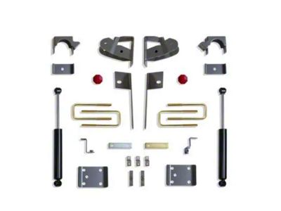 Max Trac Rear Lowering Kit; 5-Inch (19-24 Sierra 1500, Excluding AT4 & Denali)