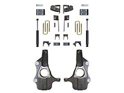 Max Trac Spindle Lowering Kit; 2-Inch Front / 4-Inch Rear (19-26 Sierra 1500)
