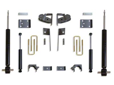 Max Trac Strut Lowering Kit; 3-Inch Front / 5-Inch Rear (19-25 Sierra 1500)