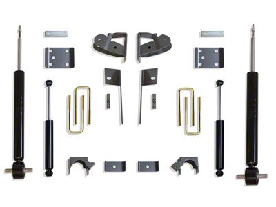 Max Trac Strut Lowering Kit; 3-Inch Front / 5-Inch Rear (19-24 Sierra 1500)