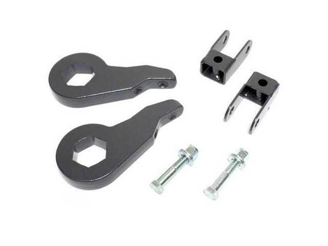 Max Trac 1 to 3-Inch Lift Torsion Keys with Shock Extenders (99-06 4WD Silverado 1500)