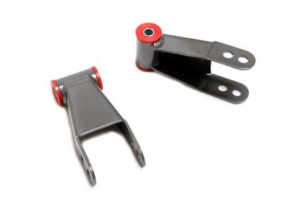 Max Trac 2-Inch Rear Lowering Shackles (19-25 Silverado 1500, Excluding Trail Boss & ZR2)