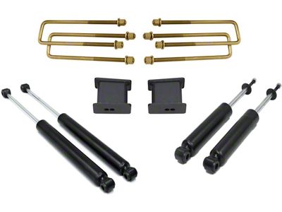 Max Trac 3-Inch Rear Lift Blocks with Shocks (99-09 2WD Silverado 1500)