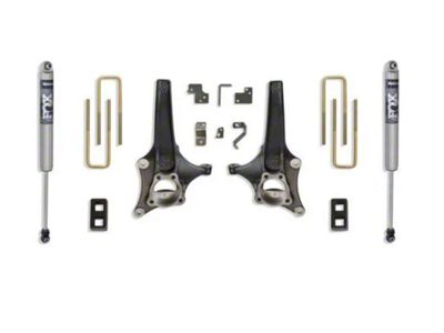 Max Trac 3.50-Inch Suspension Lift Kit with Fox Shocks (19-24 2WD Silverado 1500)