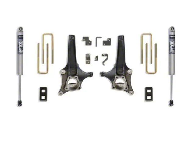 Max Trac 3.50-Inch Suspension Lift Kit with Fox Shocks (19-24 2WD Silverado 1500)