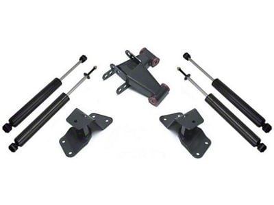 Max Trac 4-Inch Drop Rear Axle Flip Kit with Shocks (99-03 2WD Silverado 1500)