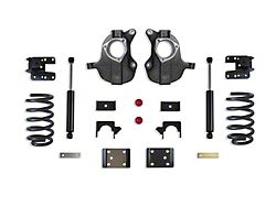 Max Trac 4-Inch Front/ 6-Inch Rear Drop Kit with Shocks (16-18 Silverado 1500 Double Cab, Crew Cab w/ Stock Cast Aluminum or Stamped Steel Control Arms)