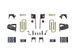 Max Trac 4-Inch Rear Flip Kit with Hangers and Shackles (19-26 Silverado 1500, Excluding ZR2)