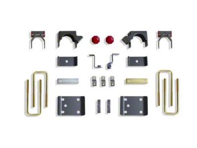 Max Trac 6-Inch Rear Flip Kit with Hangers and Shackles (19-25 Silverado 1500, Excluding ZR2)