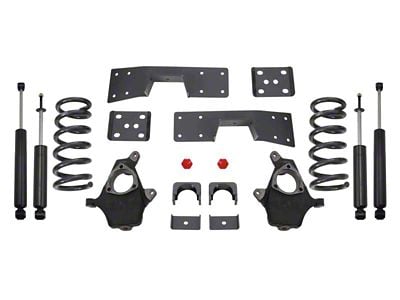 Max Trac Lowering Kit; 4-Inch Front / 6-Inch Rear (99-06 2WD V6 Silverado 1500)