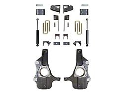 Max Trac Spindle Lowering Kit; 2-Inch Front / 4-Inch Rear (19-25 Silverado 1500)