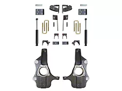 Max Trac Spindle Lowering Kit; 2-Inch Front / 4-Inch Rear (19-24 Silverado 1500)