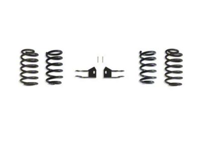 Max Trac Lowering Kit with Lowering Springs; 2-Inch Front / 3-Inch Rear (15-20 Tahoe w/o Autoride & MagneRide)
