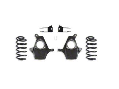 Max Trac Lowering Kit with Drop Spindles; 2-Inch Front / 3-Inch Rear (07-14 Tahoe)