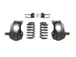 Max Trac Lowering Kit with Drop Spindles; 2-Inch Front / 4-Inch Rear (15-20 Tahoe w/ Autoride or MagneRide)