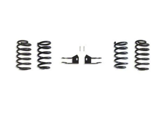 Max Trac Lowering Kit with Lowering Springs; 2-Inch Front / 3-Inch Rear (15-20 Yukon w/o Autoride & MagneRide)