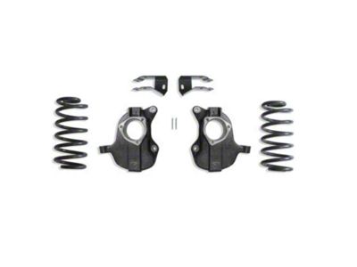 Max Trac Lowering Kit with Drop Spindles; 2-Inch Front / 3-Inch Rear (15-20 Yukon w/o Autoride & MagneRide)