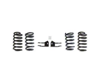 Max Trac Lowering Kit with Lowering Springs; 2-Inch Front / 4-Inch Rear (15-20 Yukon w/o Autoride or MagneRide)