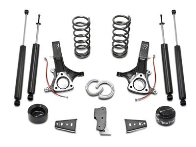 Max Trac 6.50-Inch Front / 4.50-Inch Rear MaxPro Suspension Lift Kit with Max Trac Shocks (09-18 2WD 3.6L, 3.7L RAM 1500 w/o Air Ride)