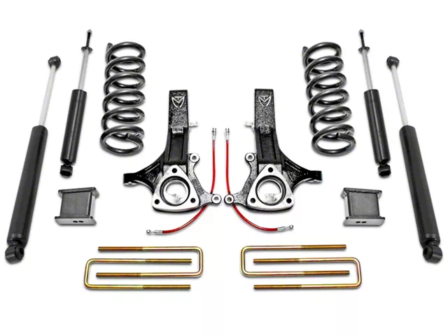 Max Trac 7-Inch Front / 4-Inch Rear MaxPro Suspension Lift Kit with Max Trac Shocks (03-08 2WD 5.7L RAM 1500, Excluding Mega Cab)