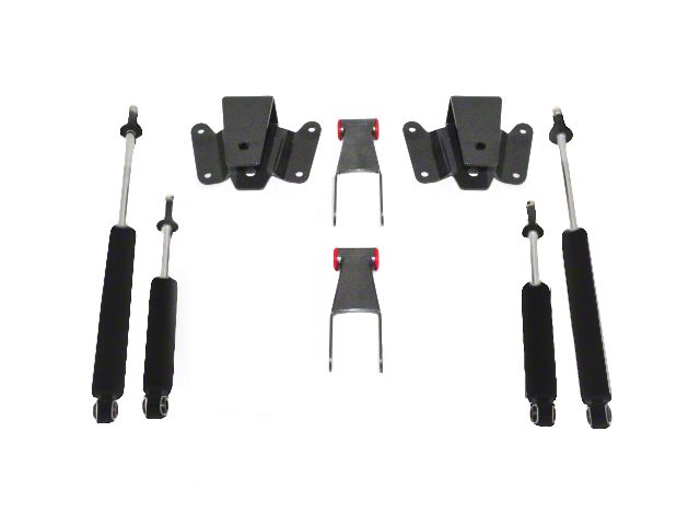 Max Trac Lowering Kit; 2-Inch Front / 4-Inch Rear (97-03 F-150)