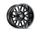 Mayhem Wheels Cogent Gloss Black Milled 6-Lug Wheel; 22x10; -19mm Offset (07-14 Yukon)